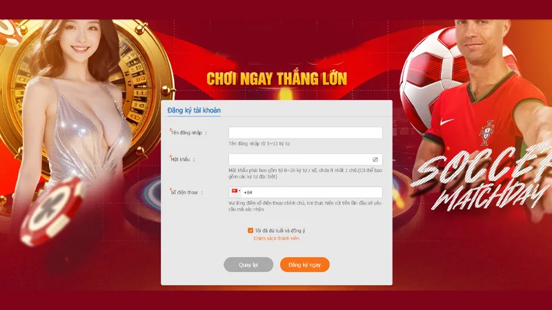 Các bước đăng ký tại AE888 đơn giản và tiện lợi